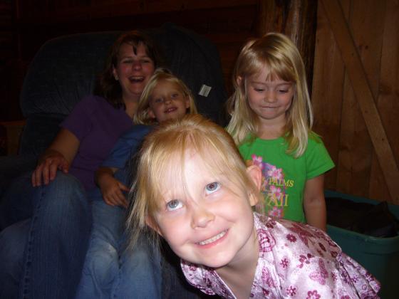 Sophie with her Cousins