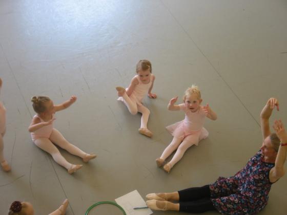Doing Warmups in Ballet Class