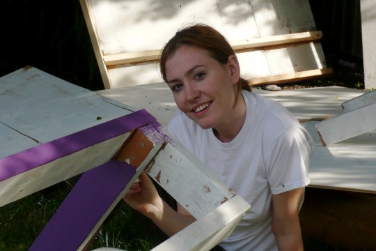 Becky painting