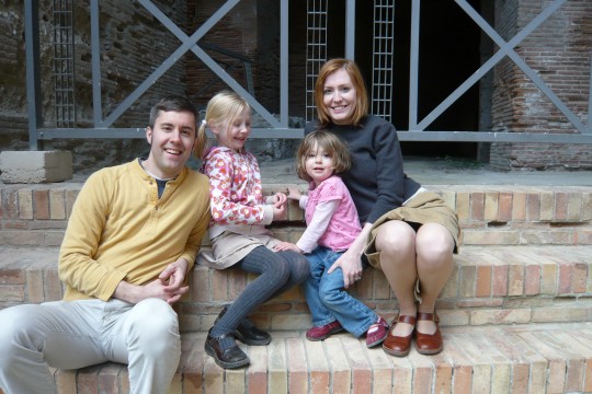staffords-140 Sitting on the steps